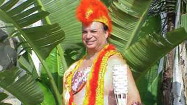 Broadway Joe at Luau themed party Broadway Joe at Luau themed party